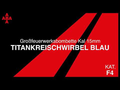 ABA Großfeuerwerksbombette Titankreischwirbel Blau